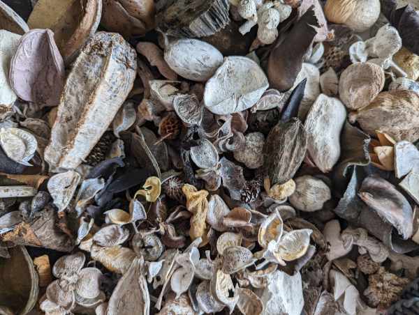 Black and White Chunky Unscented Potpourri